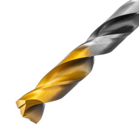 Сверло спиральное по металлу DENZEL 11 x 142 мм, Р6М5, Golden Tip, многогранная заточка
