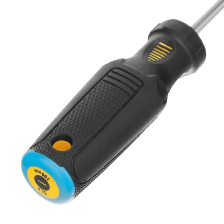 Отвертка DENZEL SL5x100 мм, CrV, трехкомпонентная рукоятка