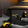 Лазерный уровень DENZEL LX 360-2 Red, 30 м, 635 нм, Li 2800 мАч, 5/8 дюйм