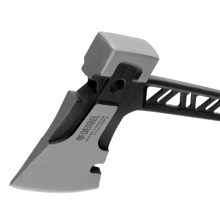 Топор цельнокованый DENZEL 600 г, двухкомпонентная обрезиненная рукоятка