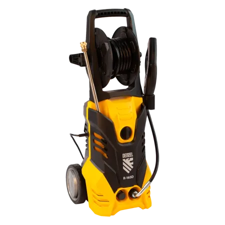 Мойка высокого давления DENZEL R-165D, 2200 Вт, 165 бар, 7 л/мин, с барабаном
