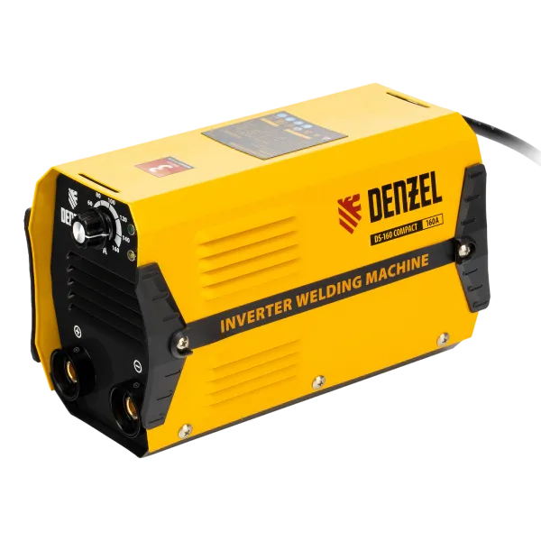 Аппарат инверторный дуговой сварки DENZEL DS-160 Compact, 160 А, ПВ 70%, 1.6-3.2 мм