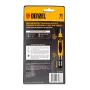 Отвертка реверсивная DENZEL механизм SmartPush mini 11 шт, CrMo