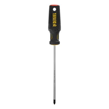 Отвертка DENZEL PH1х150 мм, S2, 3к рукоятка