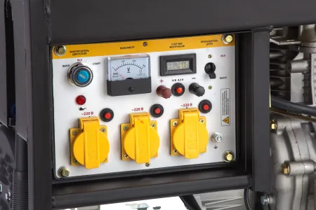 Дизельный генератор DENZEL DD6300Е, 5 кВт, 220 В/50 Гц, 15 л, электростартер