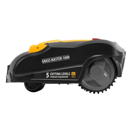 Робот-газонокосилка DENZEL Grass Master 1000  1000м2, 3Ач, 28V, LCD дисплей, Wi-Fi