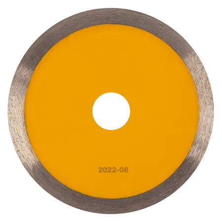 Диск алмазный отрезной DENZEL 125 х 22,2 мм, сплошной, супертонкий, горячий пресс, мокрое резание