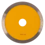 Диск алмазный отрезной DENZEL 125 х 22,2 мм, сплошной, супертонкий, горячий пресс, мокрое резание