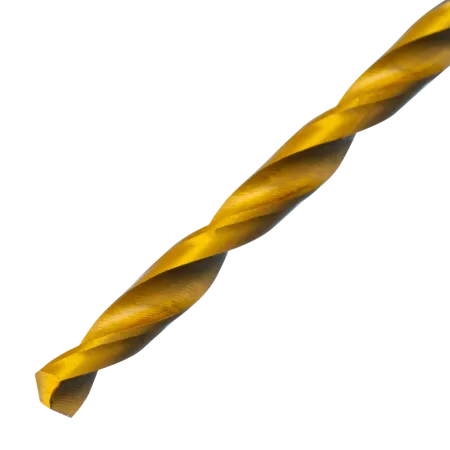 Сверло спиральное по металлу DENZEL 2,5 х 95 мм Р6М5, Golden Tip, удлиненное, 2шт.