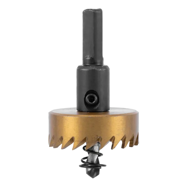 Коронка по металлу DENZEL 724111, 38 мм, HSS, нитридтитановое покрытие