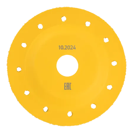 Чашка твердосплавная зачистная DENZEL, 125 мм, Плоская, мелкое зерно #32