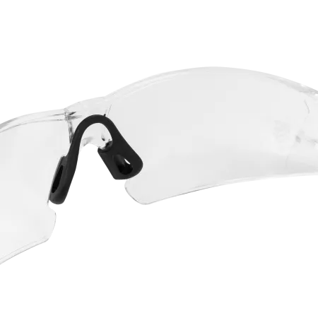 Очки защитные DENZEL открытые, поликарбонатные, прозрачная линза, 2х комп.дужки