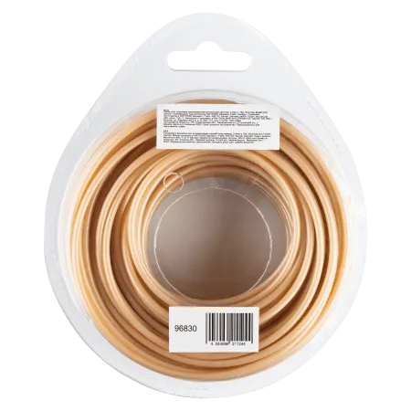 Леска для триммера DENZEL армированная алюминием круглая, 2,4мм х 15м, блистер ALUFLEX