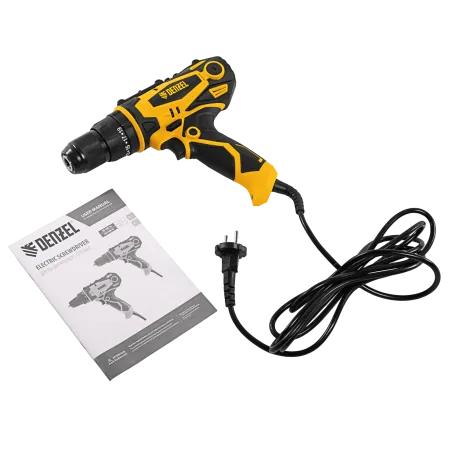 Дрель-шуруповерт сетевая ударная DENZEL ISD-300-13