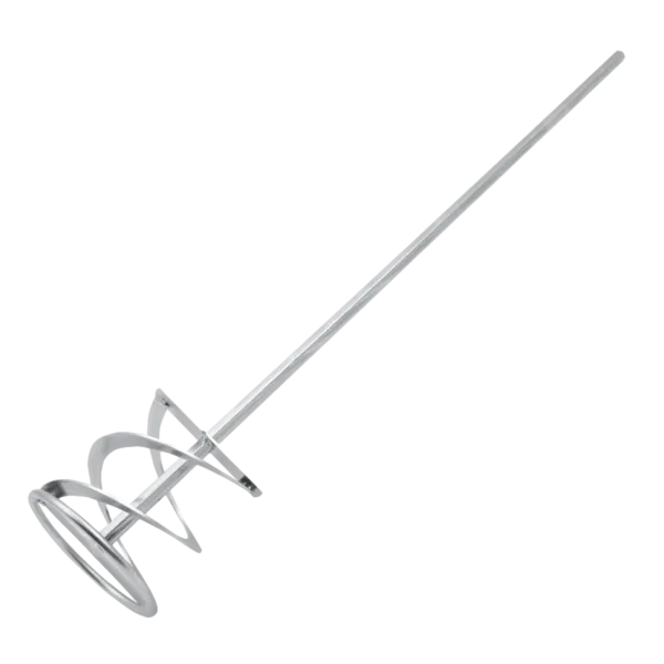 Миксер для красок и штукатурных смесей DENZEL 848457, 100 x 600 мм, шестигранный хвостовик