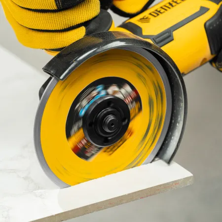 Диск алмазный отрезной DENZEL73120, сплошной, 125 x 22.2 мм, мокрая резка