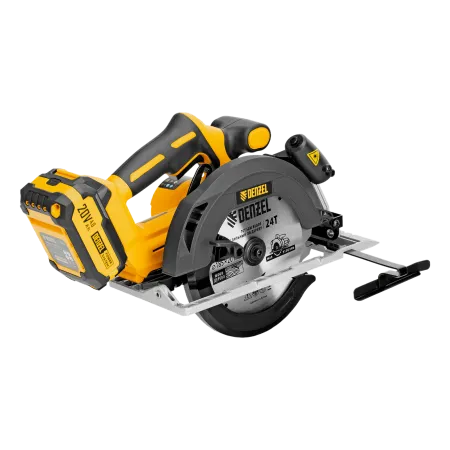 Пила циркулярная аккумуляторная бесщет. DENZEL CCSH-BL-20-185, 185 мм, Li-Ion, 20 В