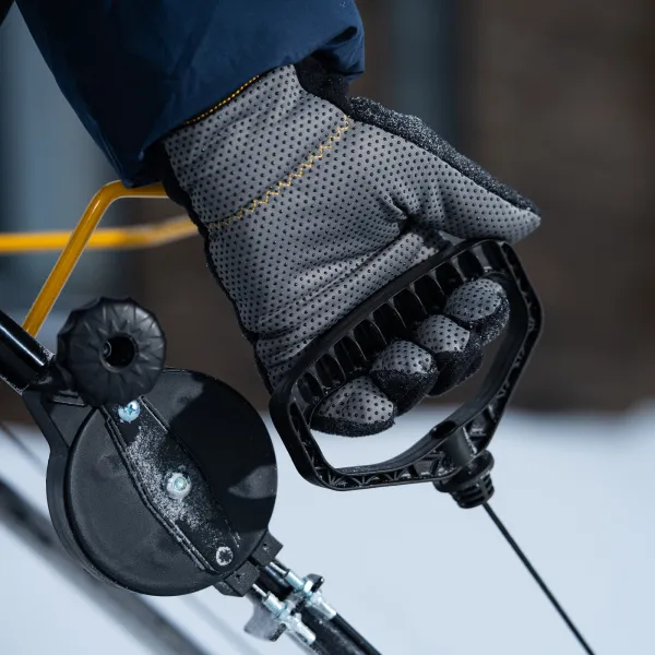 Бензиновая снегоуборочная машина DENZEL SB 460 Sled, 99cc, лыжи ручной старт