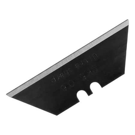 Лезвия DENZEL 19 мм, сталь SK5 - 0,6 мм, трапециевидные, 5 штук