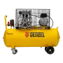 Компрессор воздушный DENZEL BCI2300/100, 2.3 кВт, ременный привод, 100 литров, 400 л/мин