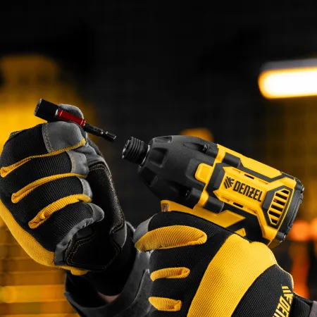 Винтоверт ударный аккумуляторный бесщет. DENZEL CIDH-BL-20-270, Li-Ion, 20 В