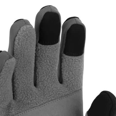 Перчатки универсальные DENZEL, искусственный мех, работа с сенсорным экраном, размер 9