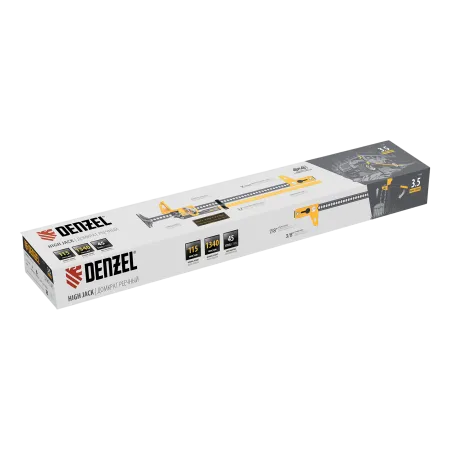 Домкрат реечный профессиональный DENZEL 3,5 т, 115-1340 мм, High Jack