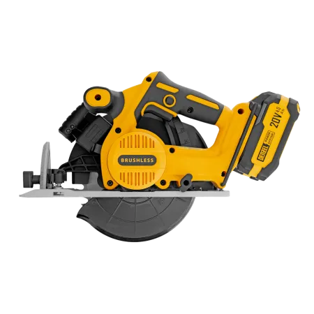 Пила циркулярная аккумуляторная бесщет. DENZEL CCSH-BL-20-185, 185 мм, Li-Ion, 20 В