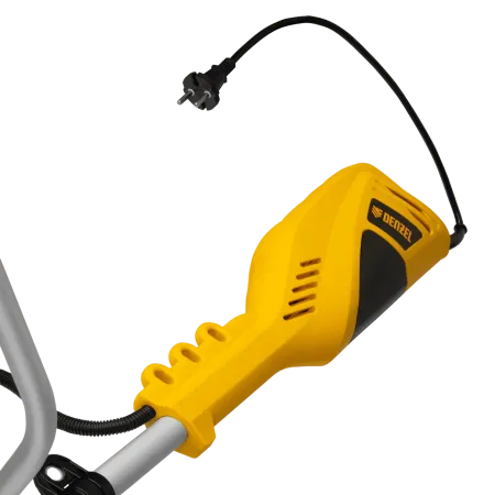 Триммер электрический DENZEL TE-1400, 1400 Вт, 420 мм, катушка + диск, разборная штанга