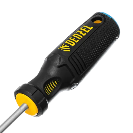 Отвертка DENZEL SL5x150 мм, S2, 3к рукоятка