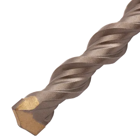 Бур по бетону DENZEL 705042, 16 x 600 мм, двойная спираль, три пылеотводящие кромки