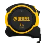 Рулетка DENZEL 5м х 19мм, двухкомп. корпус, магнитный обрезиненный зацеп