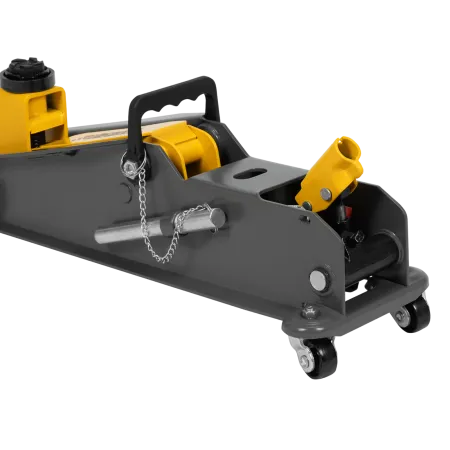 Домкрат гидравлический подкатной с фиксатором DENZEL 3 т, 190-532 мм, SUV