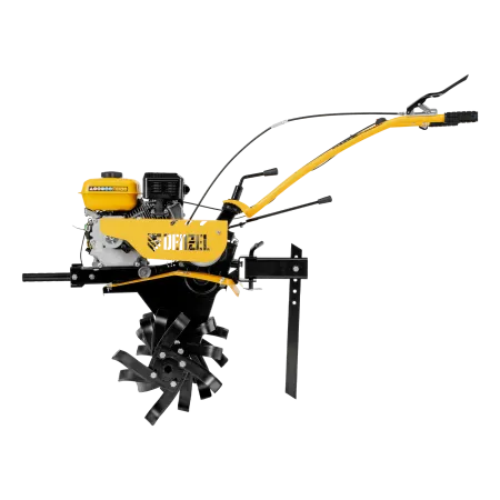 Мотоблок DENZEL DPT-370S, 7 л.с., ремен.сцеп, фрез 3х4, ШОМ, передачи 3В/1Н