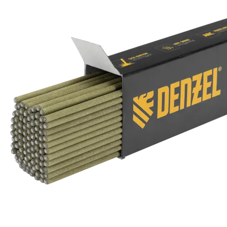 Электроды DENZEL DER-46 GoldLine, диам. 3 мм, 2,5 кг., рутил-целлюлозное покрытие