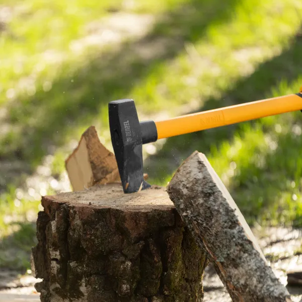 Колун-кувалда DENZEL 3000 г, кованая, фибергласовая  рукоятка c TPR покрытием, 880 мм