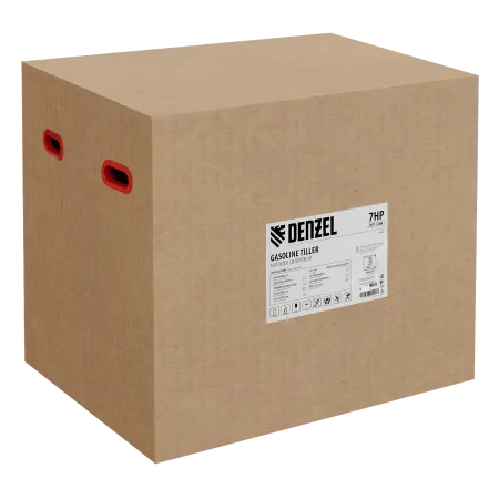 Мотоблок DENZEL DPT-370X, 7 л.с, дисковое сцепление,  фрез 3 x 4, ВОМ, передачи 3В/1Н