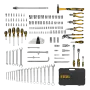 Набор инструментов DENZEL 1/2", 1/4", 3/8", CrV, S2, пластиковый кейс, 144 предмета