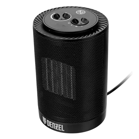 Тепловентилятор керамический DENZEL DTFC-1200S, вращение, 3 реж., вент., нагрев 600/1200 Вт