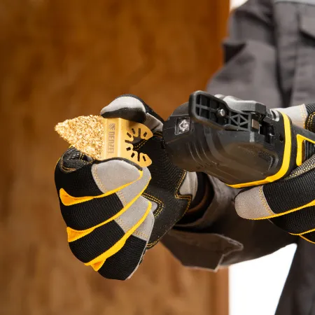 Насадка для МФИ DENZEL 782321 шлифовальная дельтавидная, HM, по плитке и дереву, 35 мм