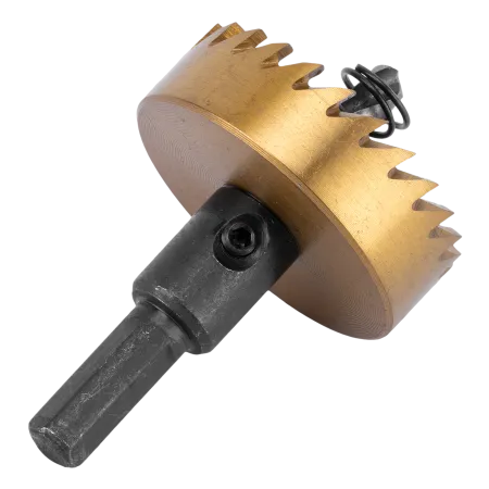 Коронка по металлу DENZEL 724115, 45 мм, HSS, нитридтитановое покрытие