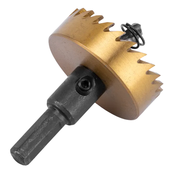 Коронка по металлу DENZEL 724115, 45 мм, HSS, нитридтитановое покрытие