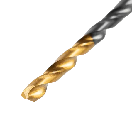 Сверло по металлу DENZEL 3 мм, HSS-Tin, Golden Tip, 10 шт.