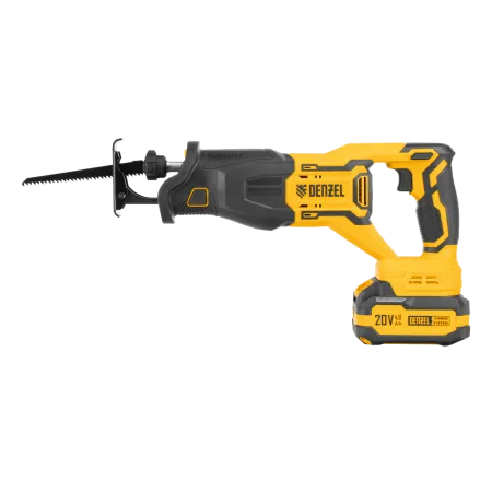 Пила сабельная аккумуляторная бесщет. DENZEL  RS-250, Li-Ion, 20 В
