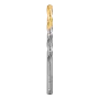 Набор сверл по металлу DENZEL, 2-8мм, Р6М5К8-TiN, Golden Tip, 6 шт