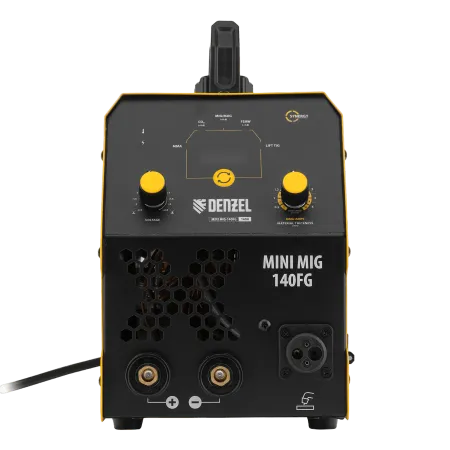 Аппарат инвертор. полуавтомат. сварки DENZEL Mini MIG-140FG, 140 А, ПВ 60%