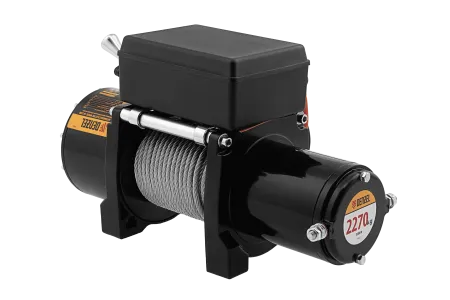 Лебедка автомобильная электрическая DENZEL LB- 2200, 2,2 т, 3,3 кВт, 12 В
