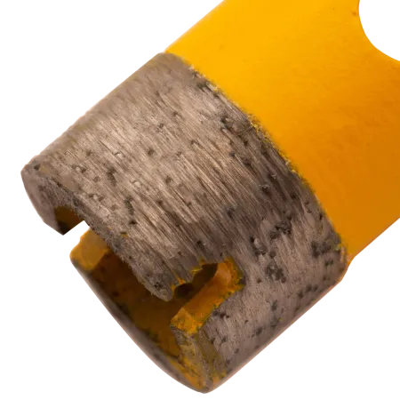 Сверло алмазное по керамограниту DENZEL 72677, 16 мм, мокрая резка, трехгранный хвостовик