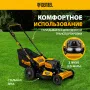 Газонокосилка аккумуляторная бесщет. DENZEL RLMS560-62, привод, 560 мм, Li-ion, 62В