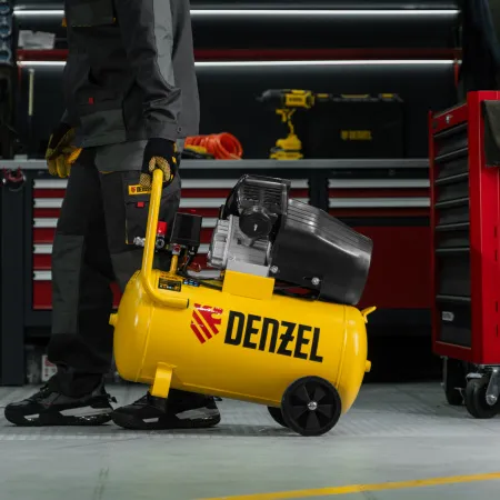 Компрессор воздушный прям. привод DENZEL DCV1800/50, 1,8 кВт, 50 литров, 320 л/мин